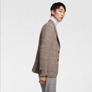 ZARA MENS PLAID BLAZER- BRAND NEW